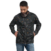 Digital Ember CAMO Unisex Bomber Jacket - XS