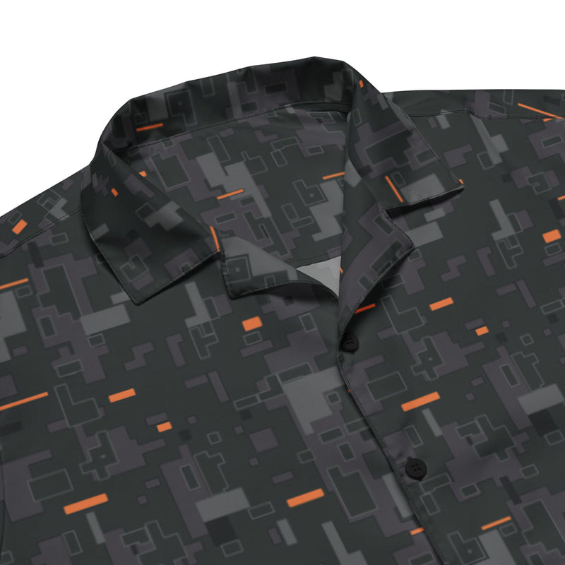 Digital Ember CAMO Unisex Short-Sleeve Button Shirt - Button-Up