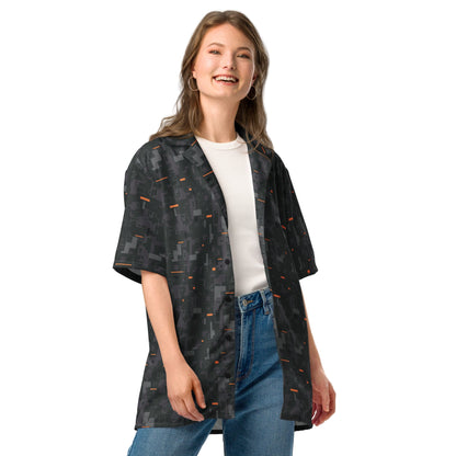 Black OPS CE Digital CAMO Unisex button shirt Button Shirts