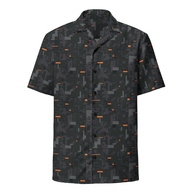 Digital Ember CAMO Unisex Short-Sleeve Button Shirt - Button-Up