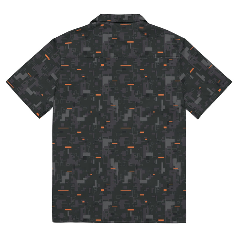 Digital Ember CAMO Unisex Short-Sleeve Button Shirt - Button-Up