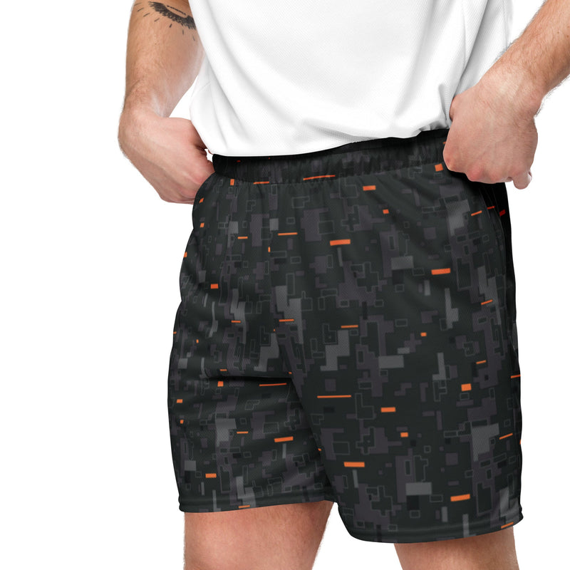 Digital Ember CAMO Unisex Mesh Shorts