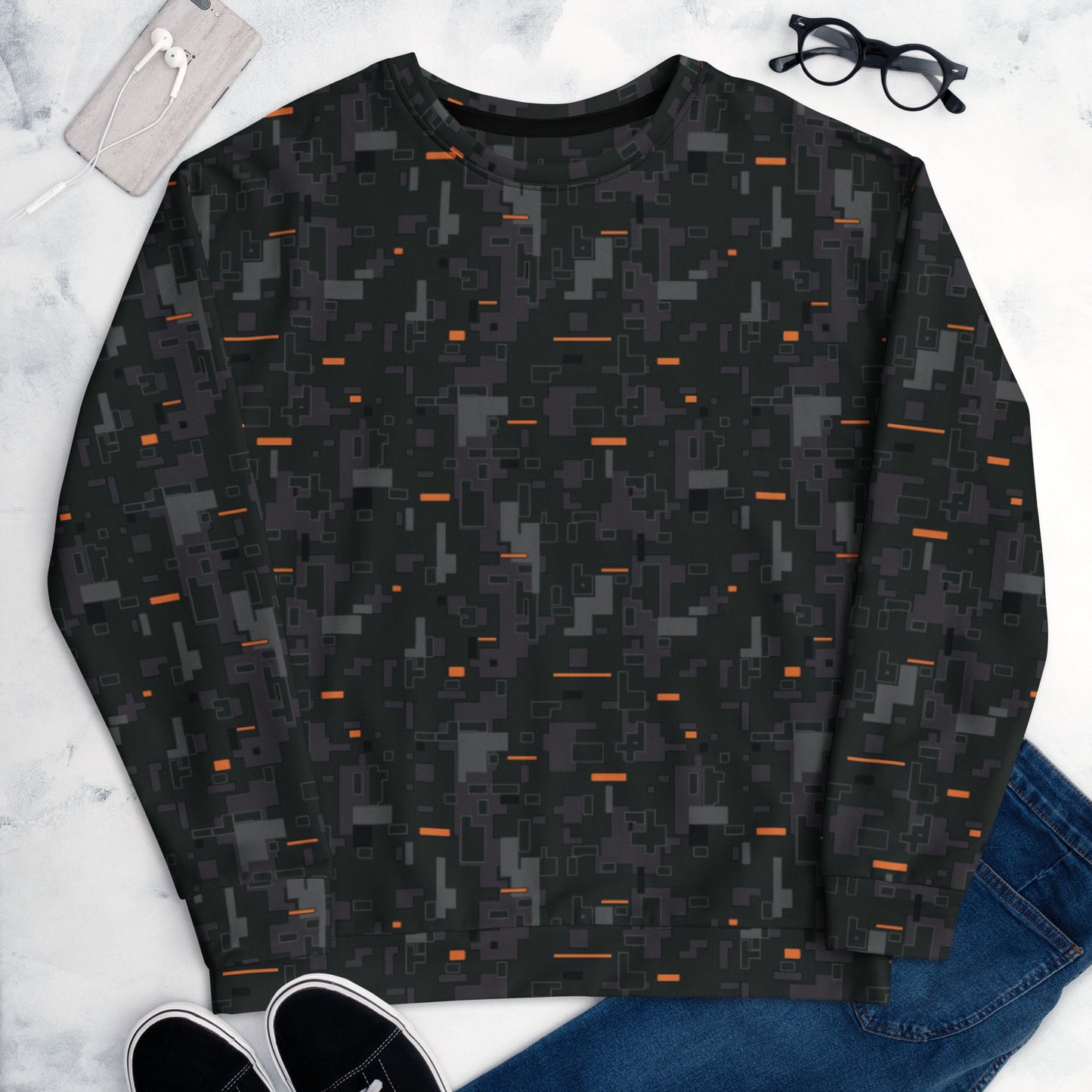 Black OPS CE Digital CAMO Unisex Sweatshirt - Sweatshirts