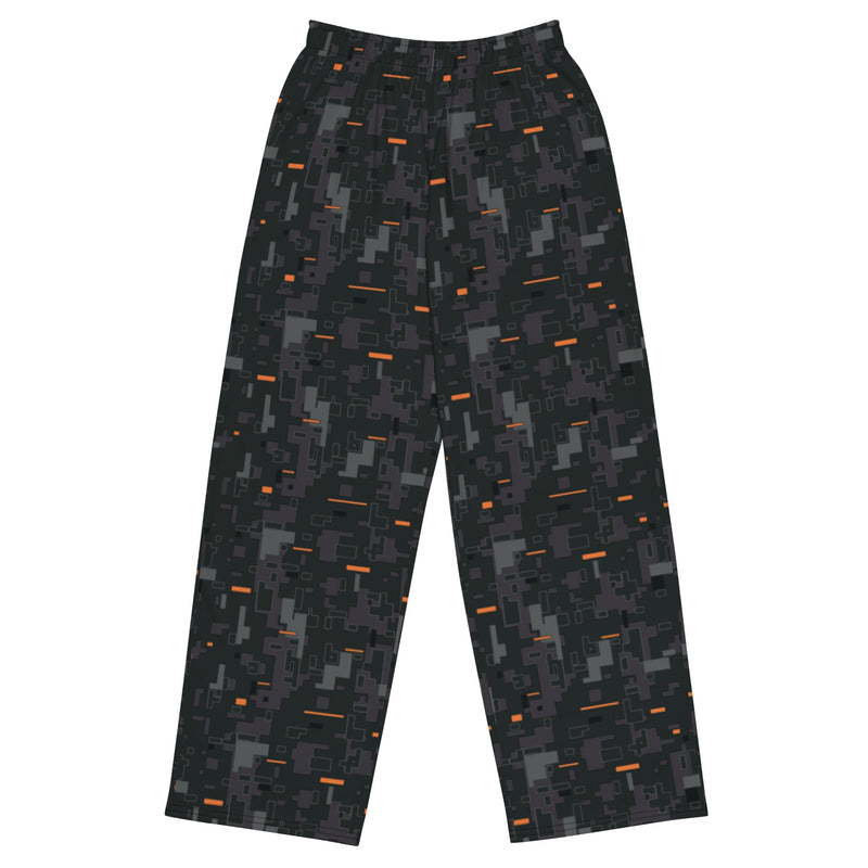 Digital Ember CAMO Unisex Wide-Leg Leisure Pants - 2XS - Pant
