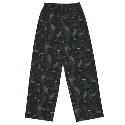 Black OPS CE Digital CAMO unisex wide leg pants Wide Pants