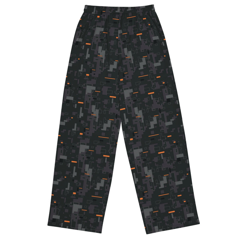 Digital Ember CAMO Unisex Wide-Leg Leisure Pants - Pant