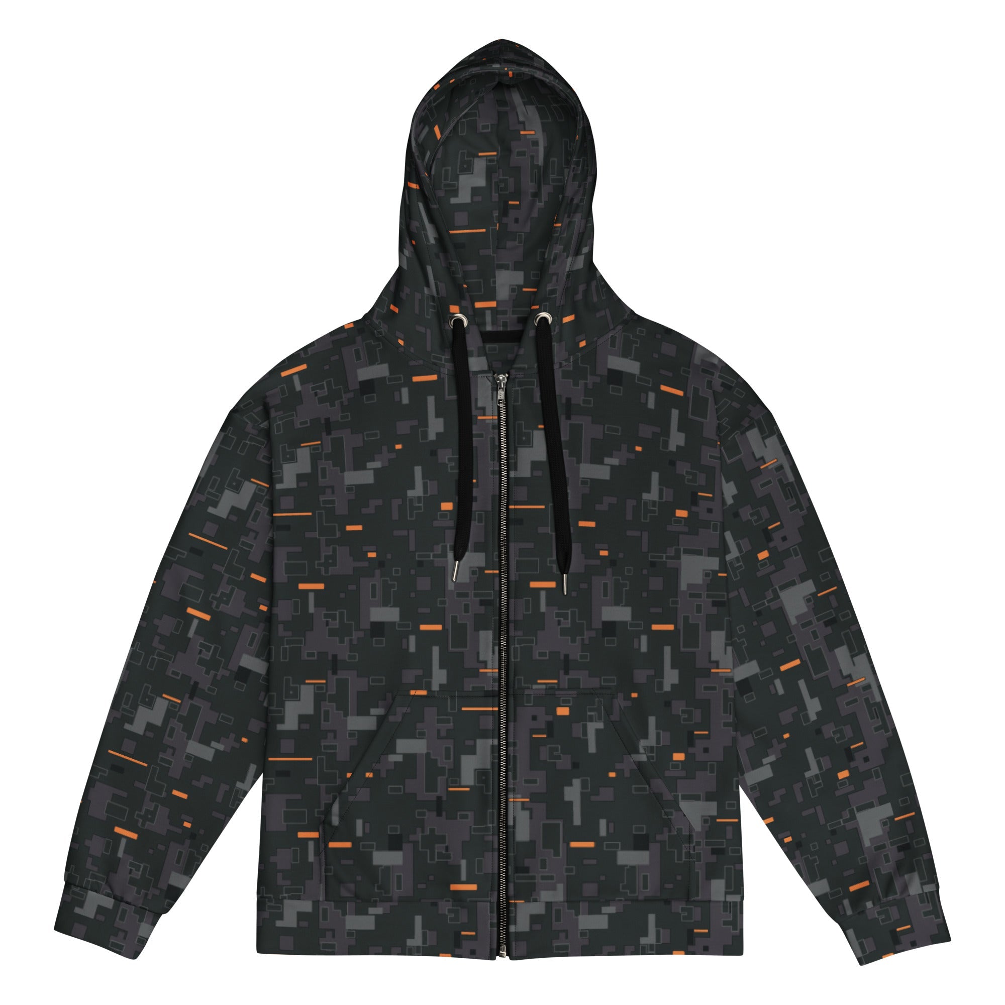 CAMO HQ - Black OPS CE Digital CAMO Unisex zip hoodie - Worldwide