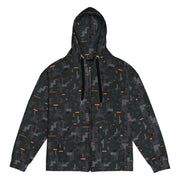 Digital Ember CAMO Unisex Zip Hoodie - 2XS