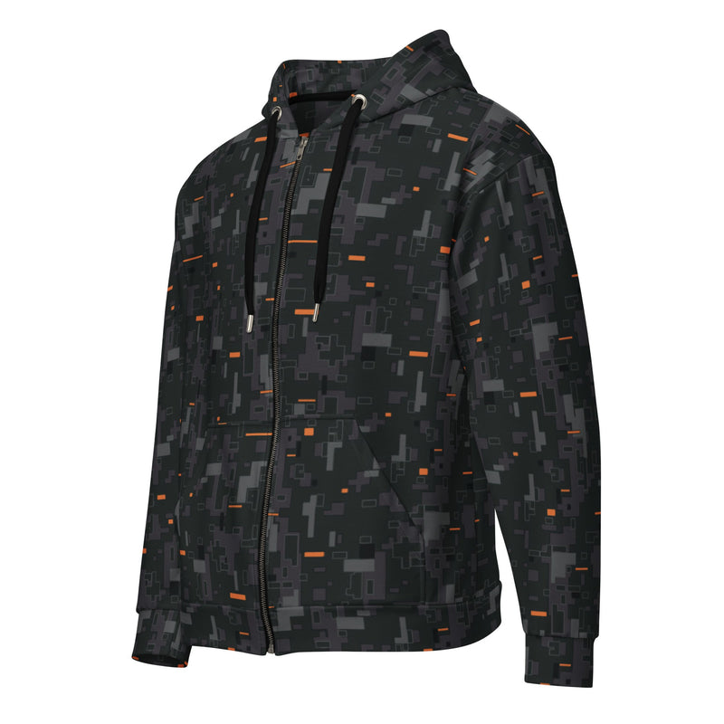 Digital Ember CAMO Unisex Zip Hoodie