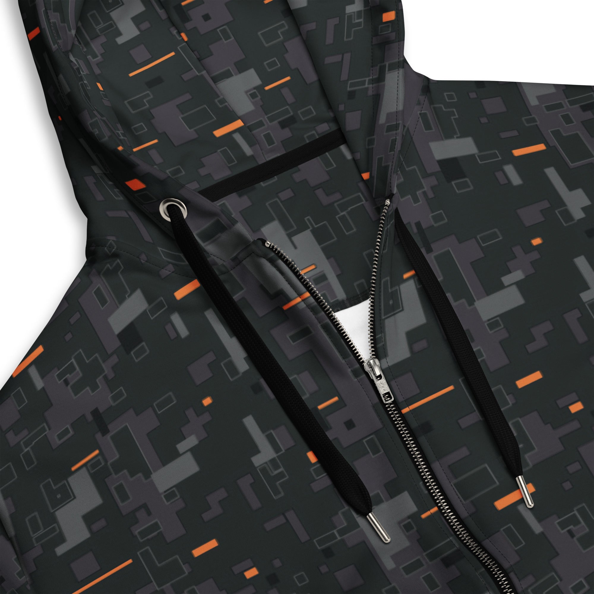 CAMO HQ - Black OPS CE Digital CAMO Unisex zip hoodie - Worldwide