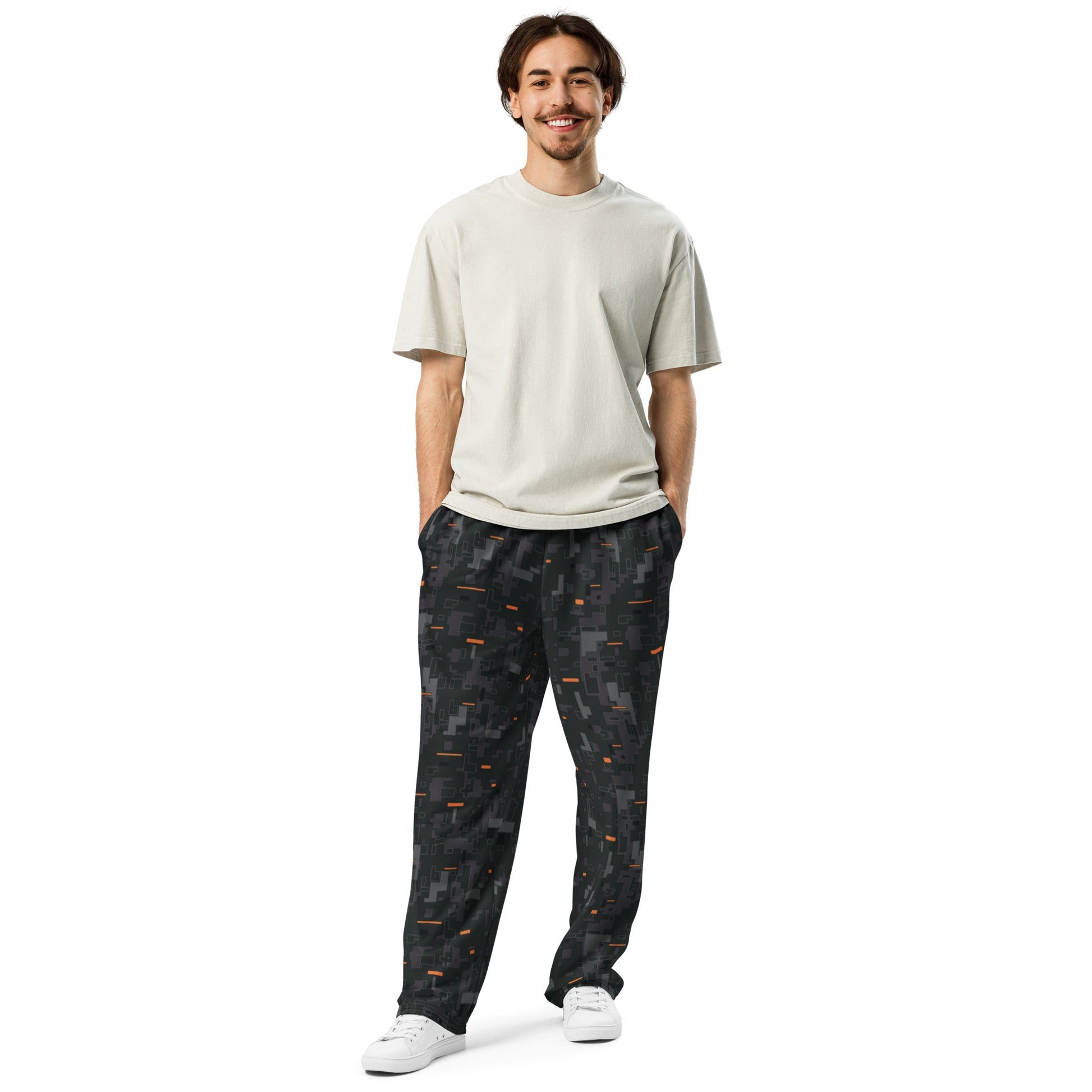 Black OPS CE Digital CAMO Wide-leg joggers - Joggers