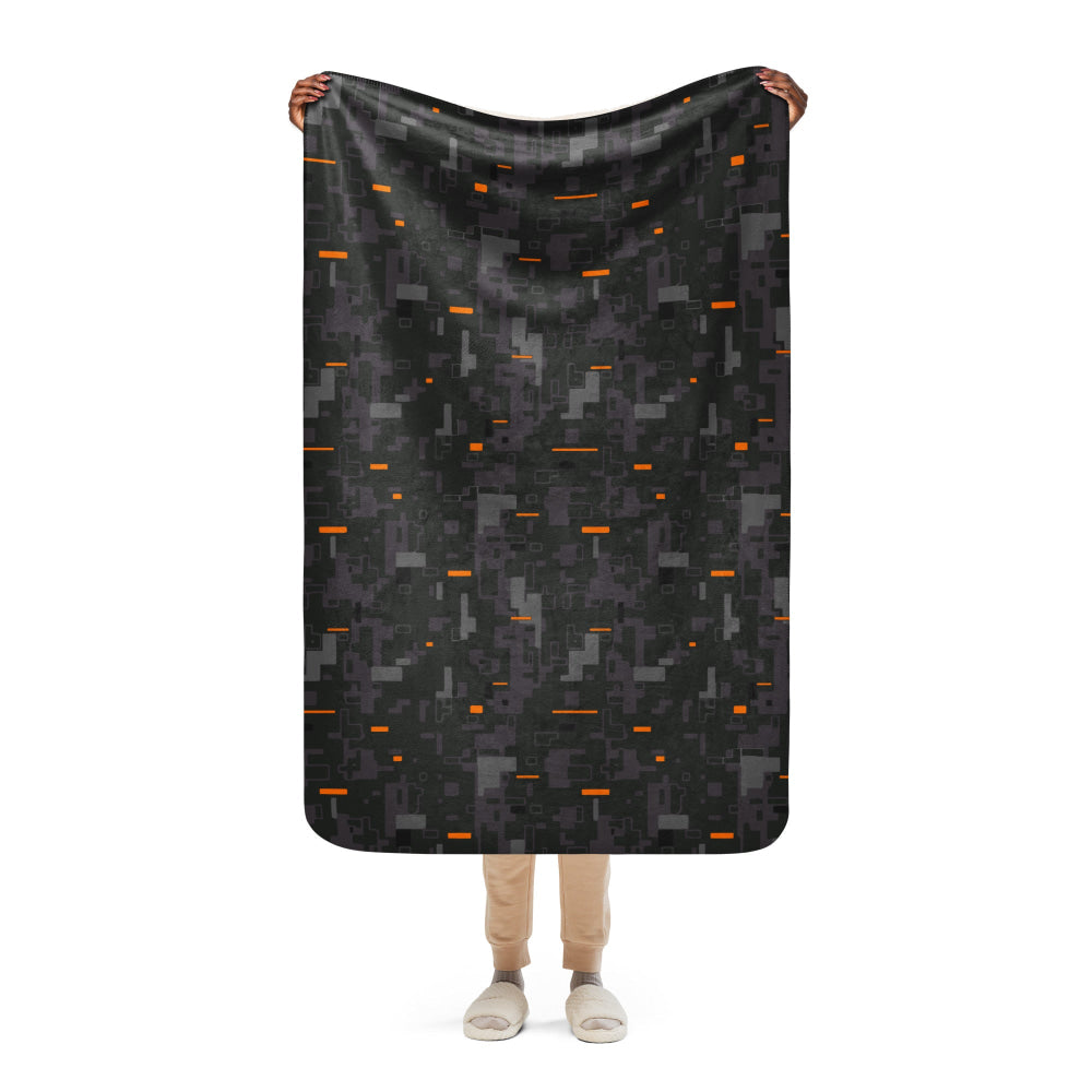 Black OPS Collectors Edition (CE) Digital CAMO Sherpa blanket - 37″×57″ - Blanket