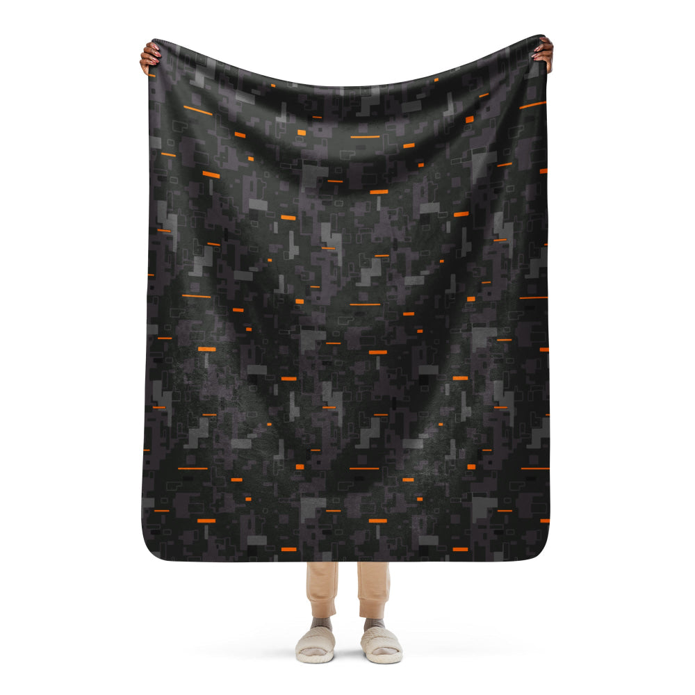 Black OPS Collectors Edition (CE) Digital CAMO Sherpa blanket - 50″×60″ - Blanket