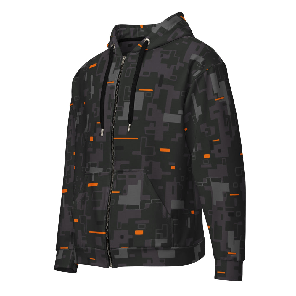 Black OPS Collectors Edition (CE) Digital CAMO Unisex zip hoodie - 2XS - Zip Hoodie