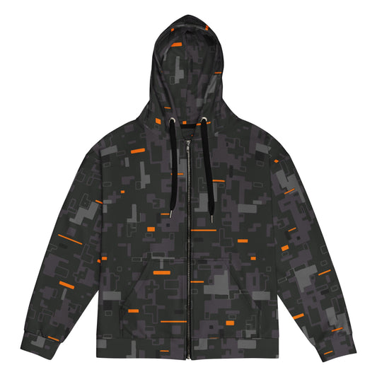 Black OPS Collectors Edition (CE) Digital CAMO Unisex zip hoodie - Zip Hoodie