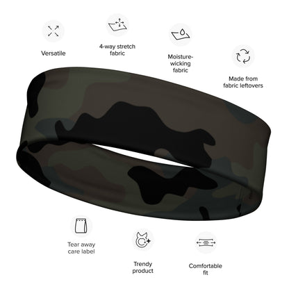 Black OPS Covert CAMO Headband - M