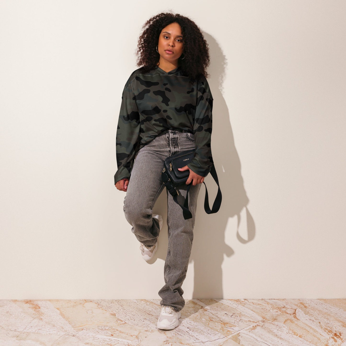 Black OPS Covert CAMO hockey fan jersey Hockey Jerseys