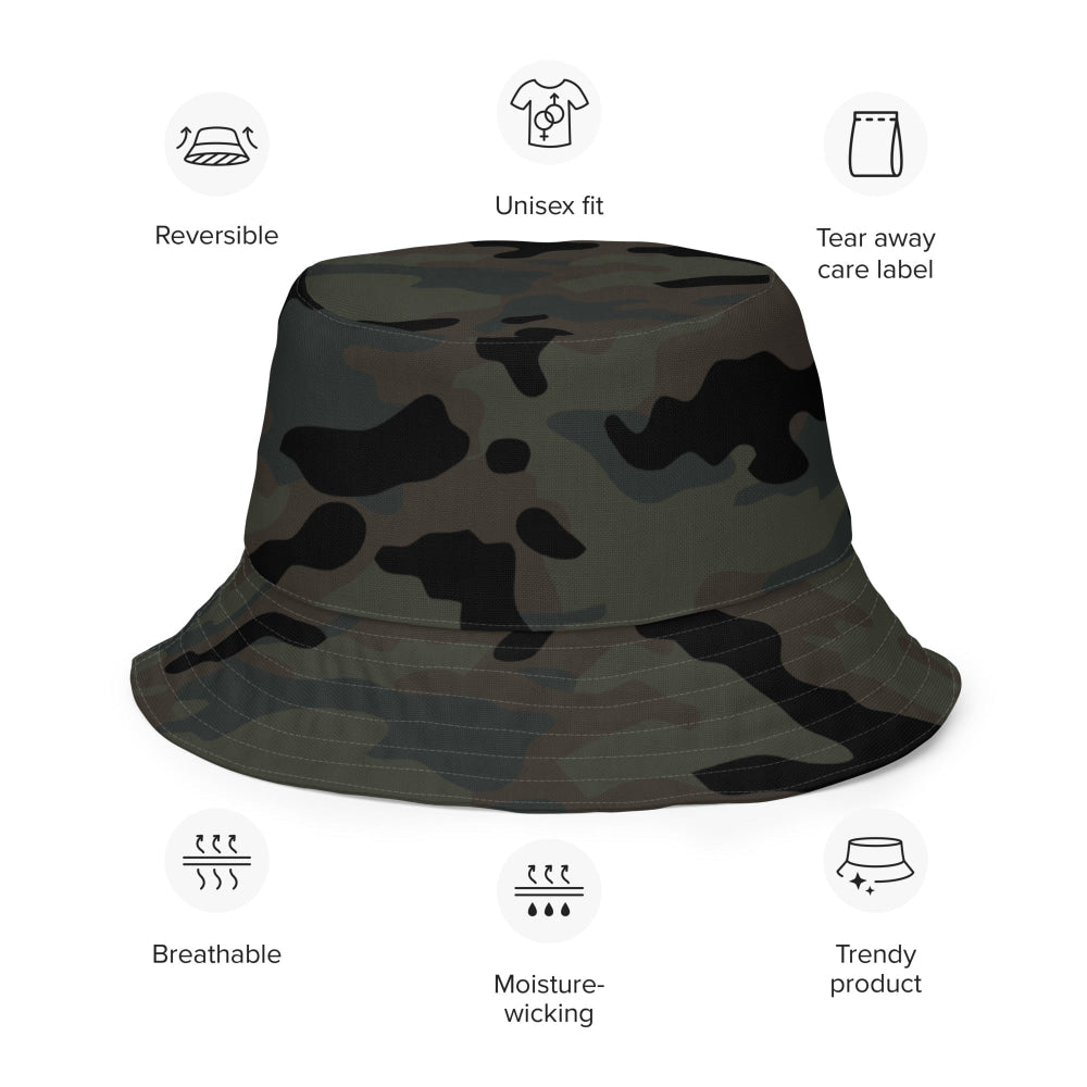 Black OPS Covert CAMO Reversible bucket hat - Bucket Hat