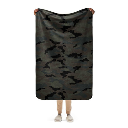 Black OPS Covert CAMO Sherpa blanket - 37″×57″