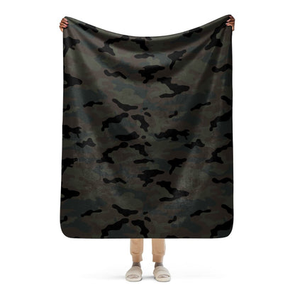 Black OPS Covert CAMO Sherpa blanket - 50″×60″