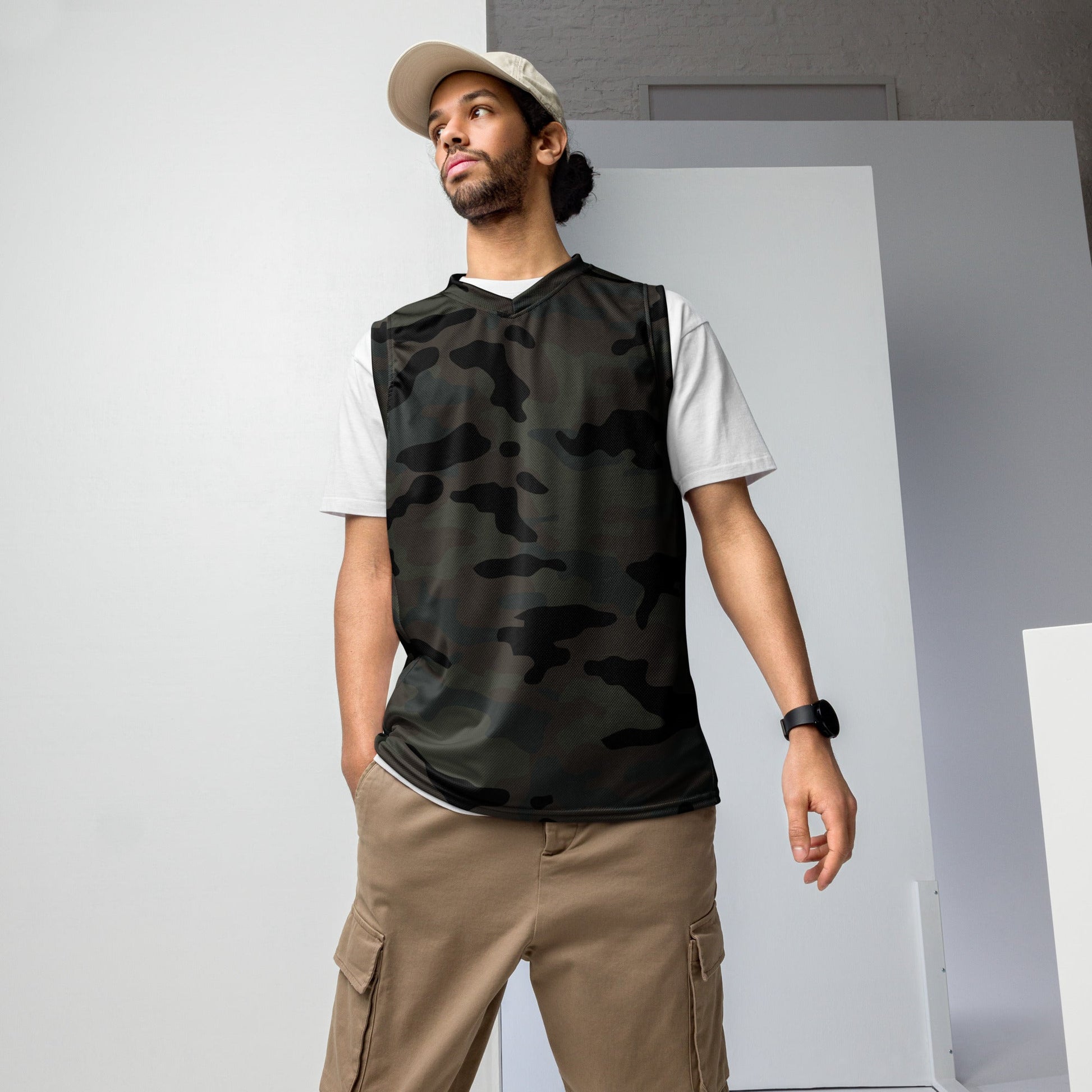 Black OPS Covert CAMO unisex basketball jersey - 2XS - Basketball Jerseys