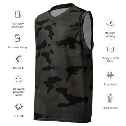 Black OPS Covert CAMO unisex basketball jersey - Unisex Basketball Jersey