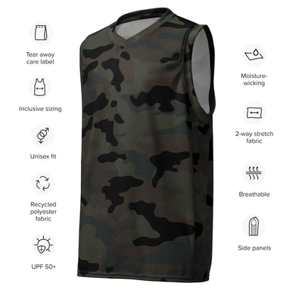 Black OPS Covert CAMO unisex basketball jersey - Basketball Jerseys
