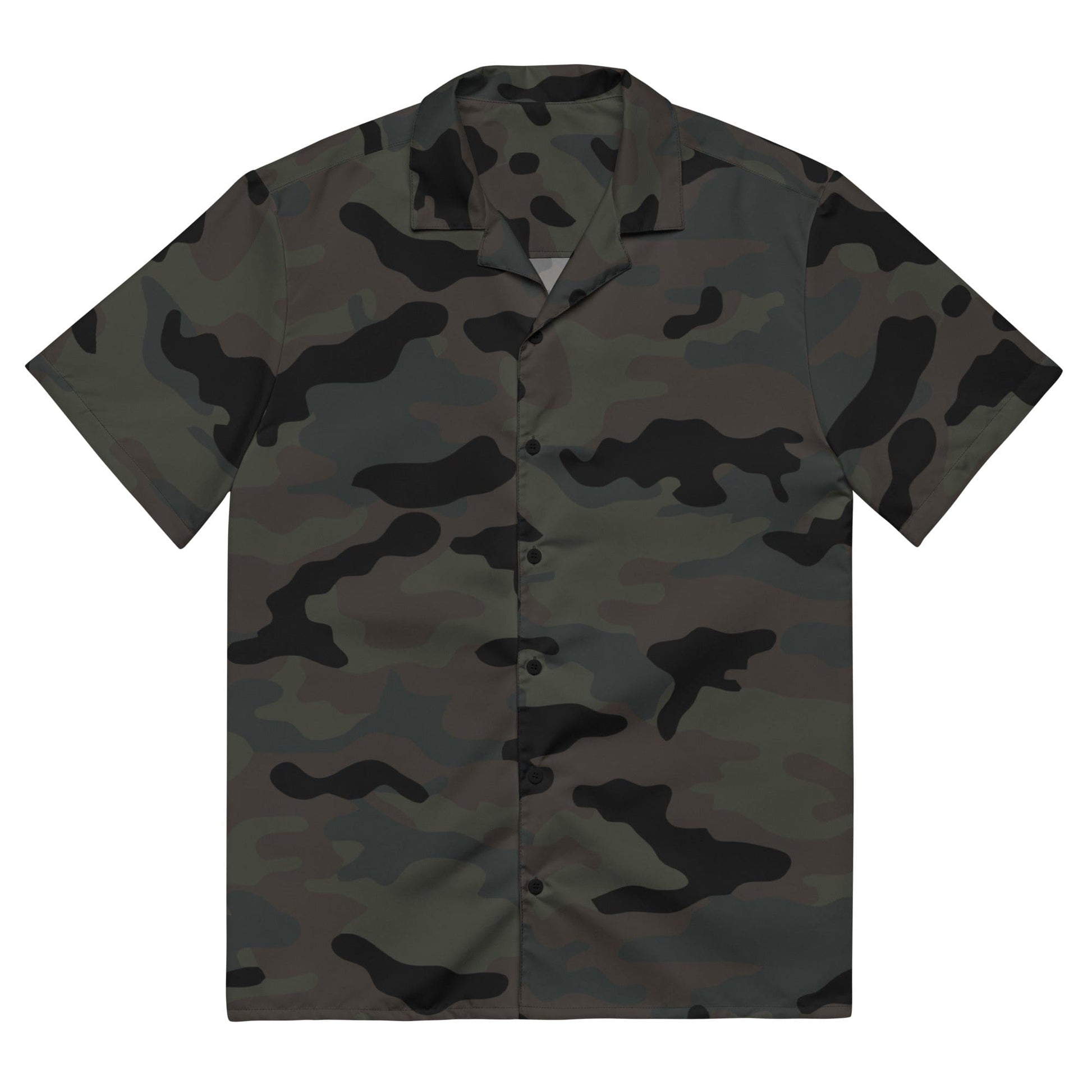 Black OPS Covert CAMO Unisex button shirt - 2XS - Button Shirt