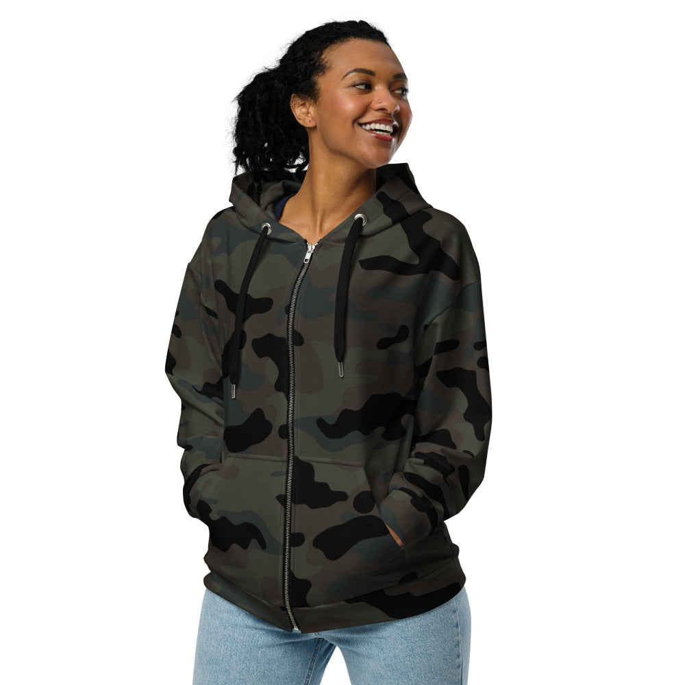 Black OPS Covert CAMO Unisex zip hoodie - Zip Hoodie