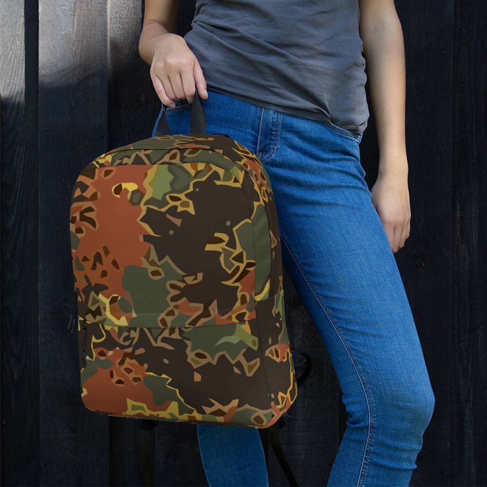 Black OPS Flecktarn Fractal Autumn CAMO Backpack