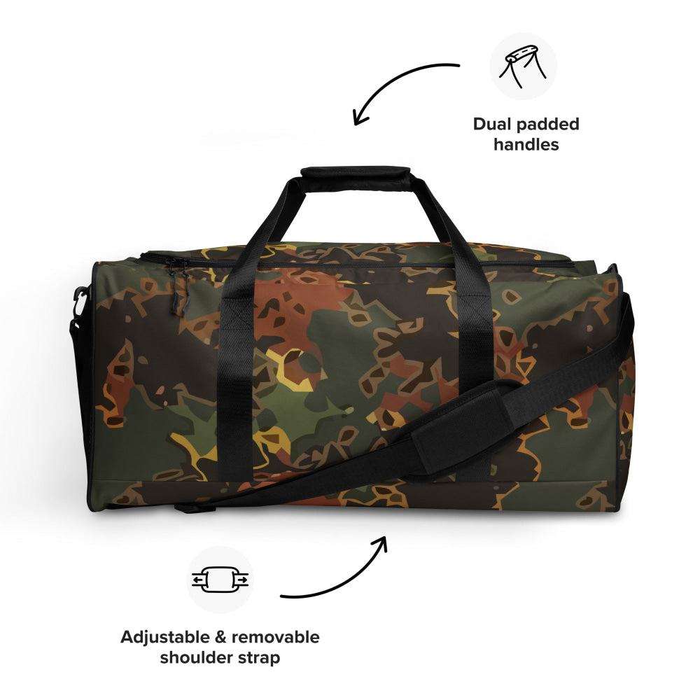 Black OPS Flecktarn Fractal Autumn CAMO Duffle bag - Bag