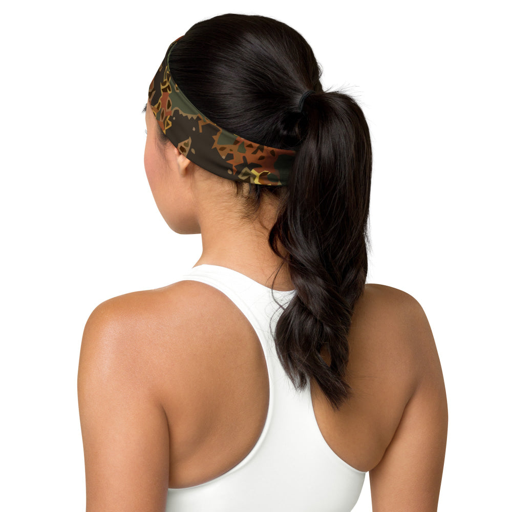 Black OPS Flecktarn Fractal Autumn CAMO Headband