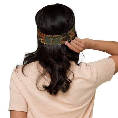 Black OPS Flecktarn Fractal Autumn CAMO Headband