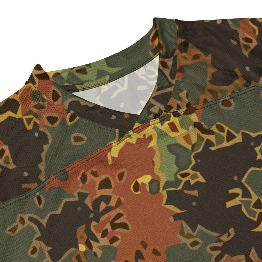 Black OPS Flecktarn Fractal Autumn CAMO hockey fan jersey - Unisex Hockey Fan Jersey