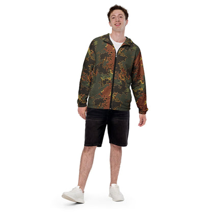 Black OPS Flecktarn Fractal Autumn CAMO Men’s windbreaker - Mens Windbreaker