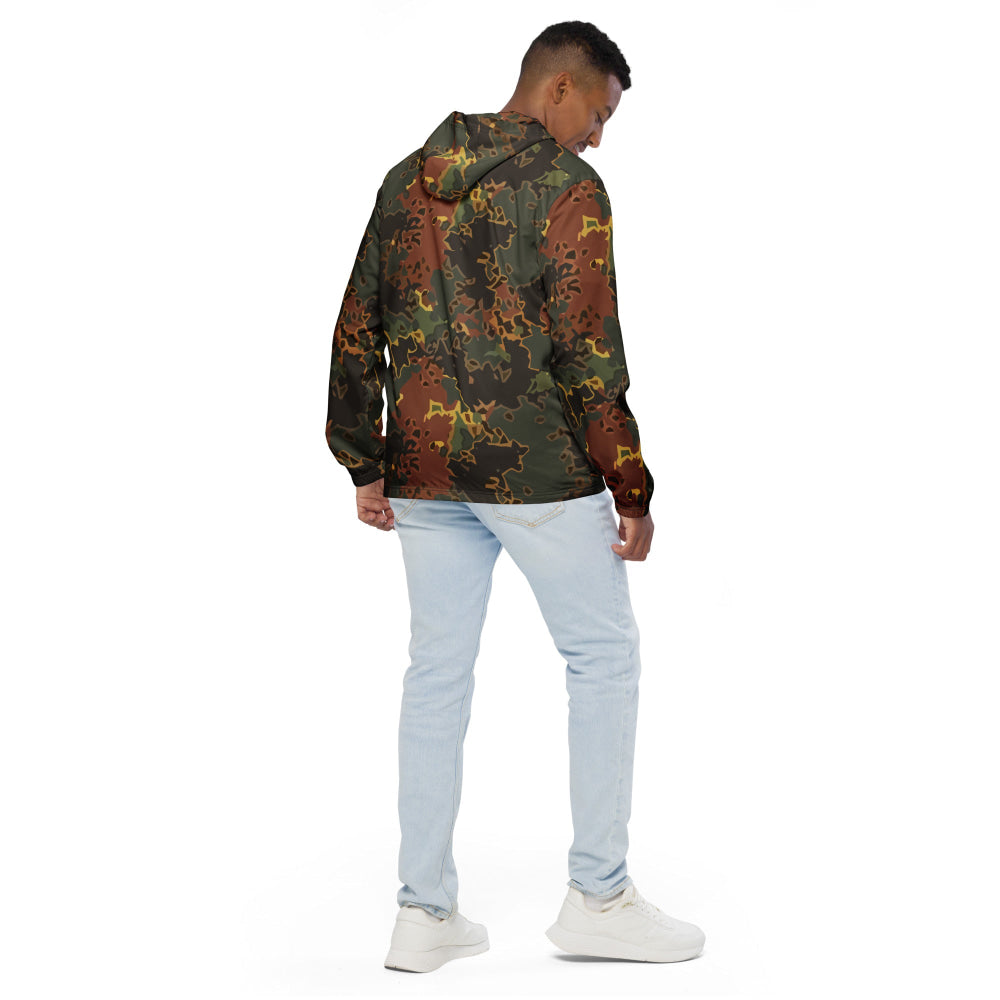 Black OPS Flecktarn Fractal Autumn CAMO Men’s windbreaker - Mens Windbreaker