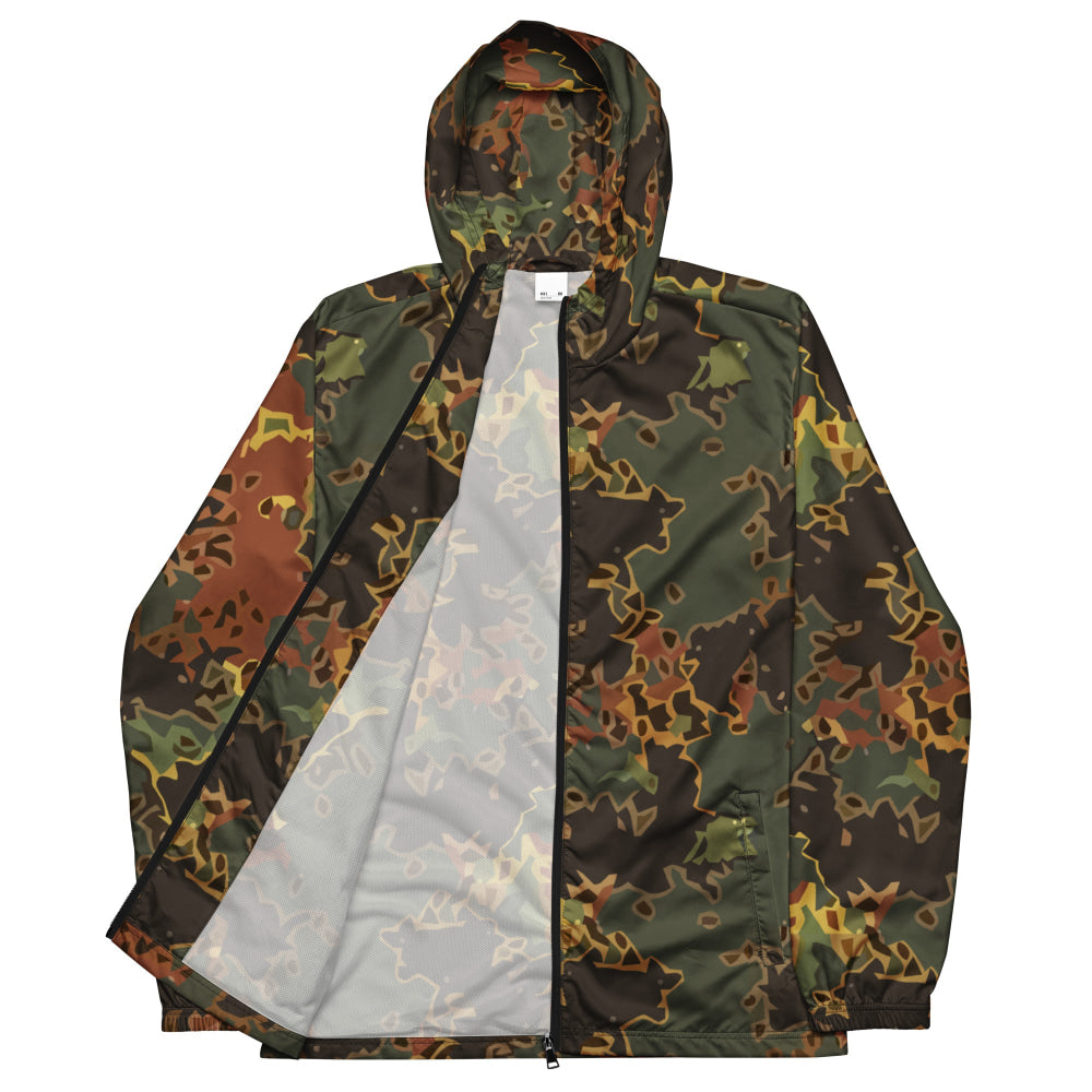 Black OPS Flecktarn Fractal Autumn CAMO Men’s windbreaker - Mens Windbreaker