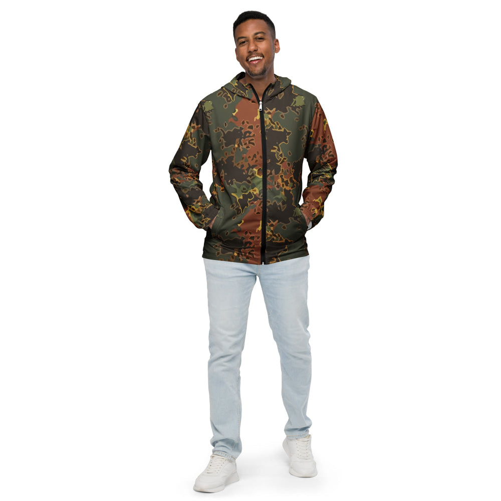 Black OPS Flecktarn Fractal Autumn CAMO Men’s windbreaker - Mens Windbreaker