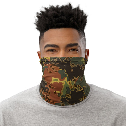 Black OPS Flecktarn Fractal Autumn CAMO Neck Gaiter