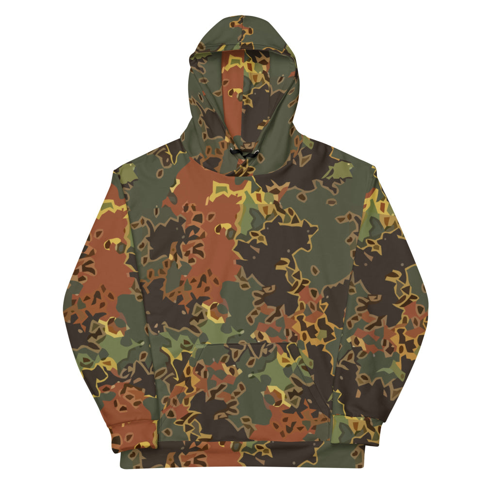 Black OPS Flecktarn Fractal Autumn CAMO Unisex Hoodie