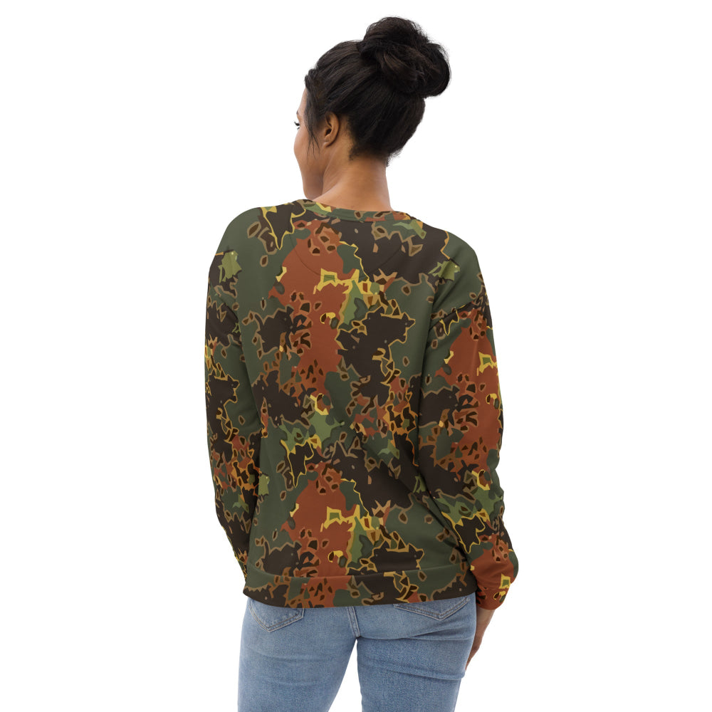 Black OPS Flecktarn Fractal Autumn CAMO Unisex Sweatshirt