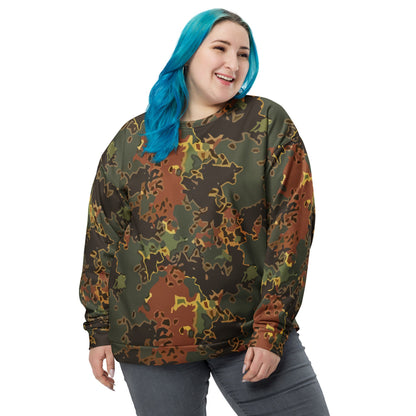 Black OPS Flecktarn Fractal Autumn CAMO Unisex Sweatshirt