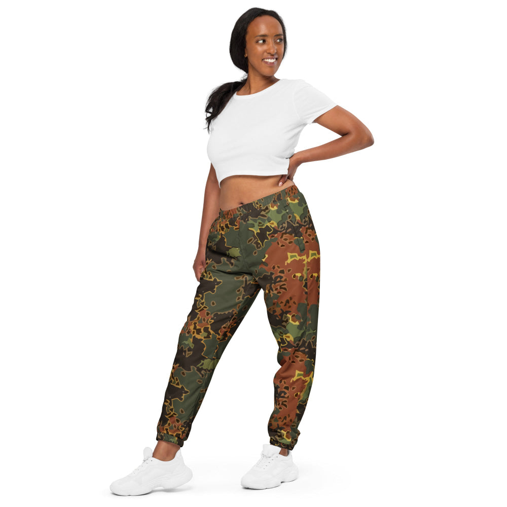 Black OPS Flecktarn Fractal Autumn CAMO Unisex track pants - Track Pants