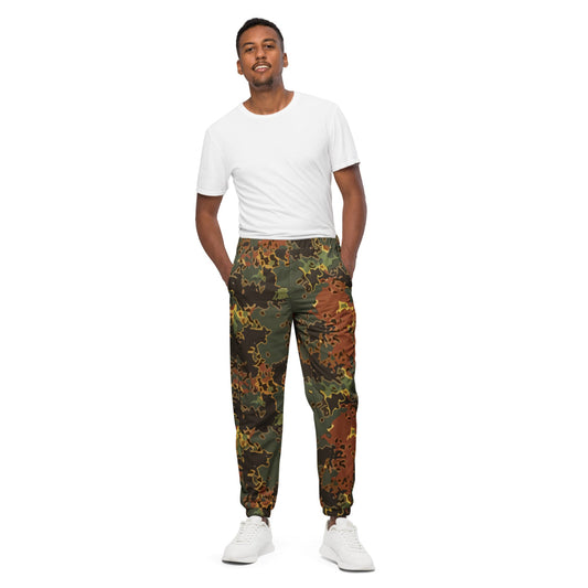 Black OPS Flecktarn Fractal Autumn CAMO Unisex track pants - XS - Track Pants