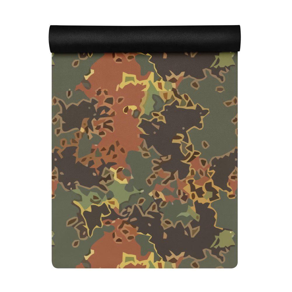 Black OPS Flecktarn Fractal Autumn CAMO Yoga mat - Mat