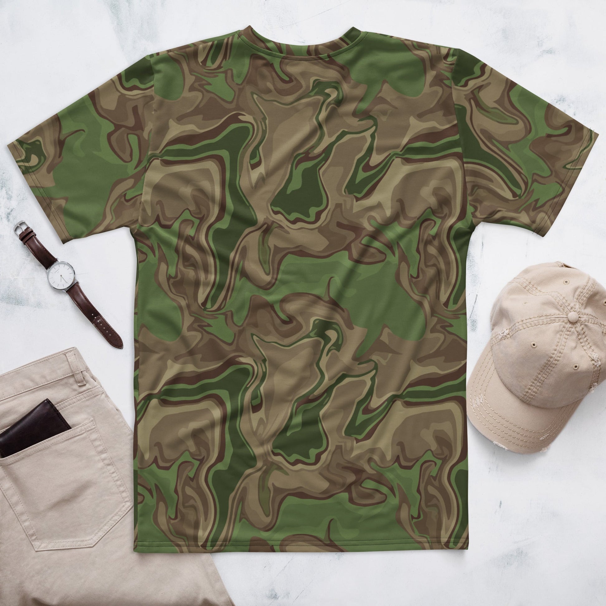 Black OPS Sludgeflow Morphic CAMO Mens t-shirt - T-Shirts
