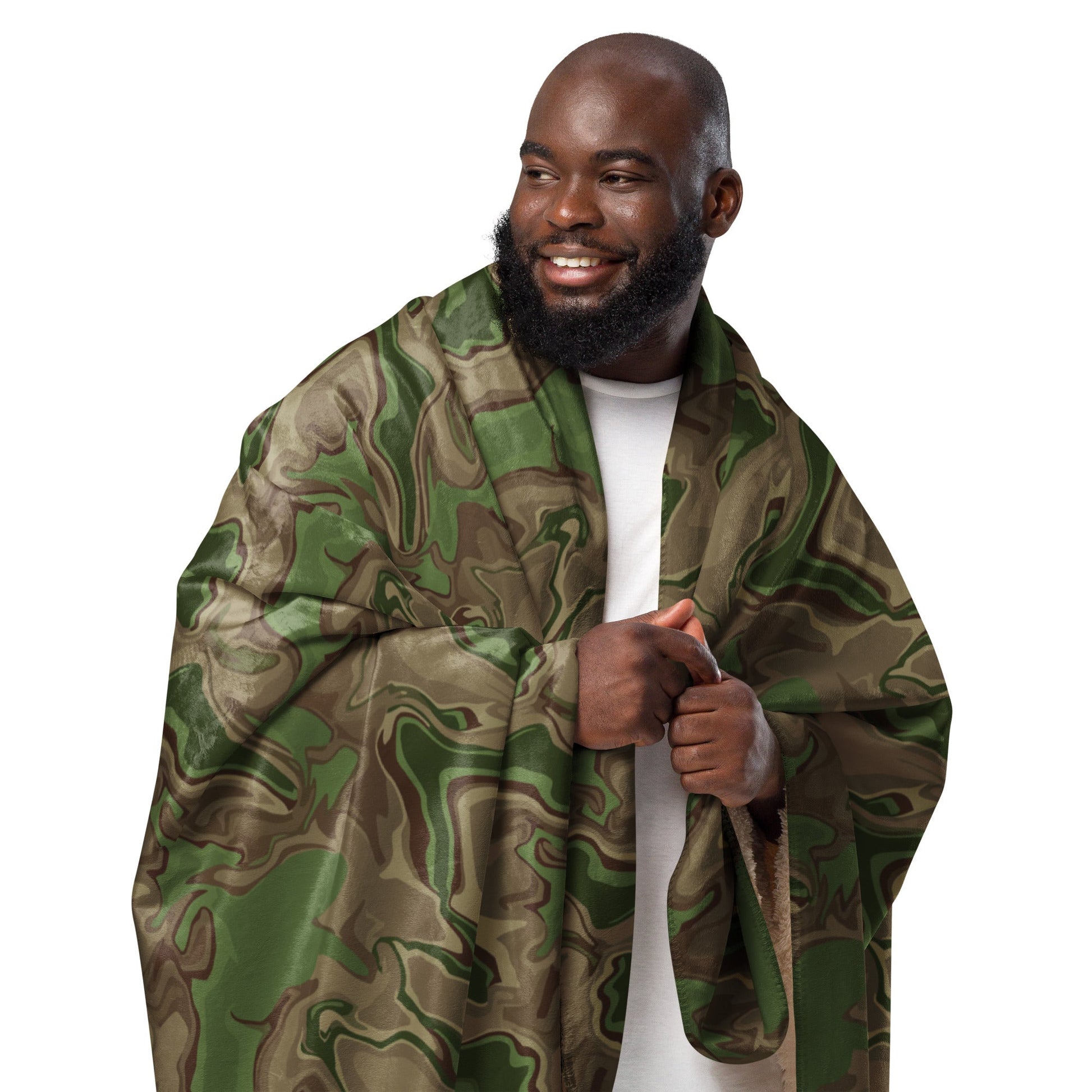 Black OPS Sludgeflow Morphic CAMO Sherpa blanket - Blankets