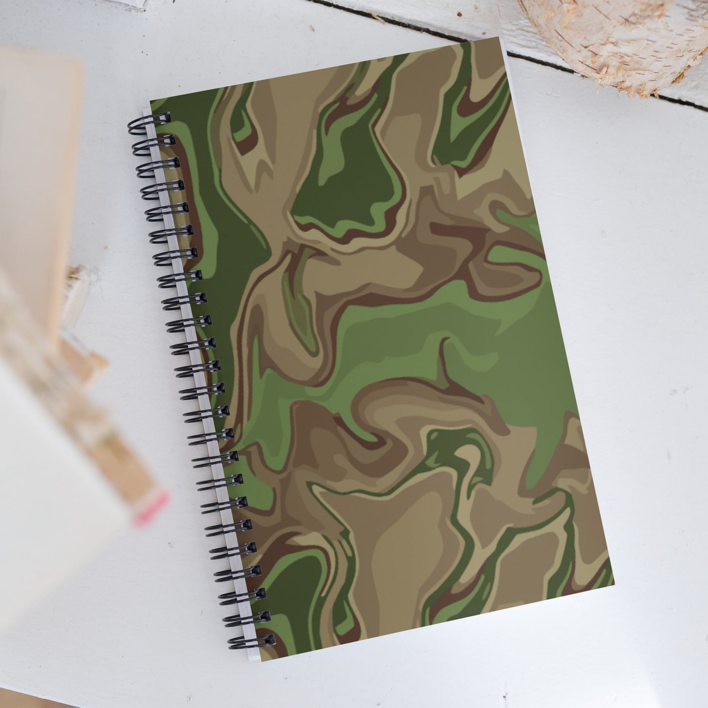 Black OPS Sludgeflow Morphic CAMO Spiral notebook - Notebooks