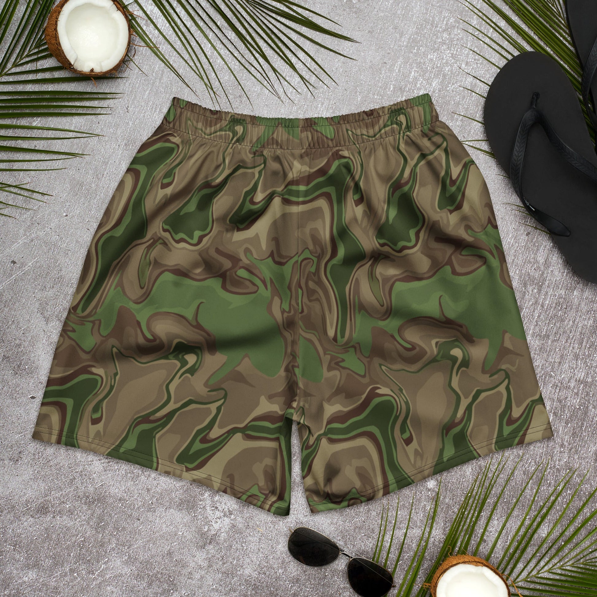 Black OPS Sludgeflow Morphic CAMO Unisex Athletic Long Shorts