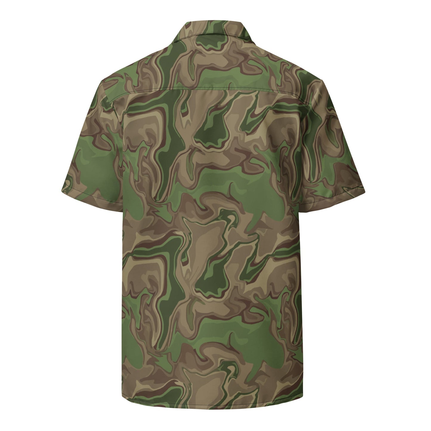 Black OPS Sludgeflow Morphic CAMO Unisex button shirt - Button Shirts